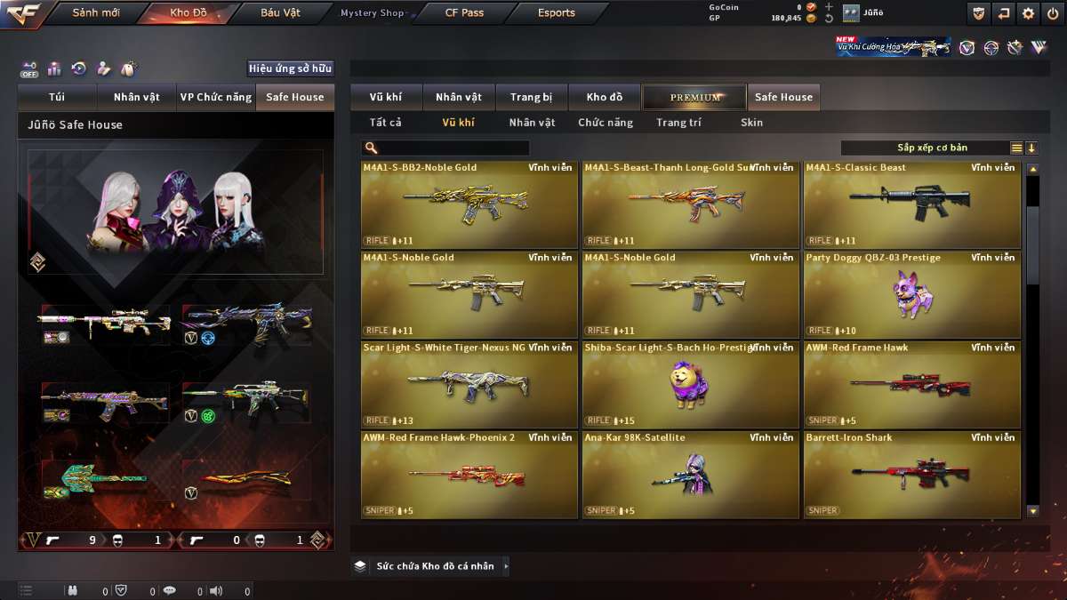shop acc cf uy tin gia re